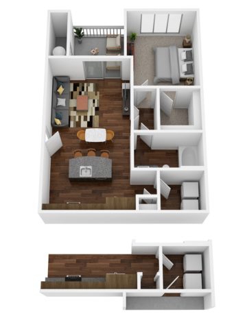 A1C Floorplan w/ Garage